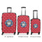School Mascot Luggage Bags all sizes - With Handle