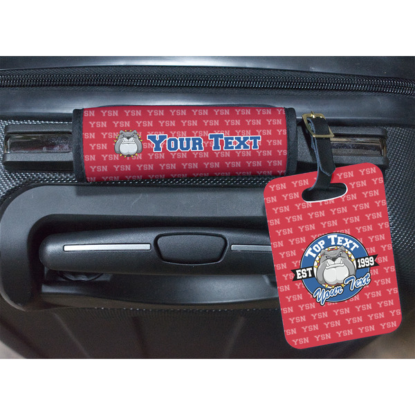 School Mascot Luggage Wrap & Tag