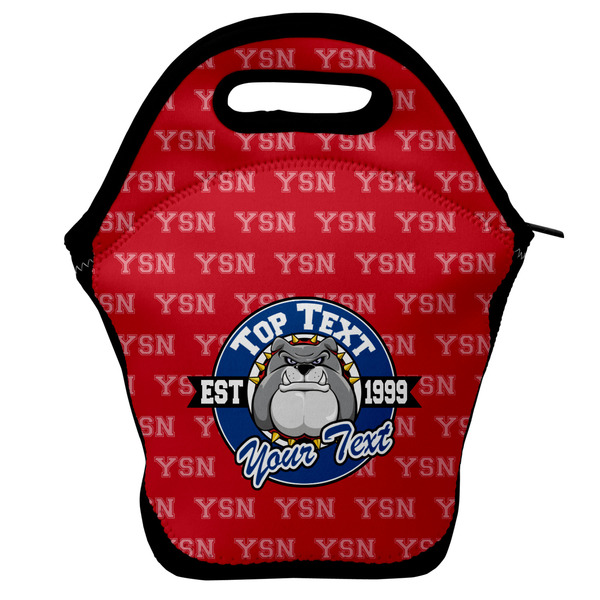 Custom School Mascot Lunch Bag w/ Name or Text