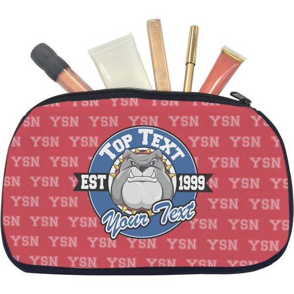 School Mascot Makeup Bag Medium