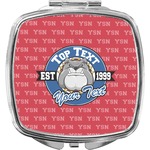 School Mascot Compact Makeup Mirror (Personalized)