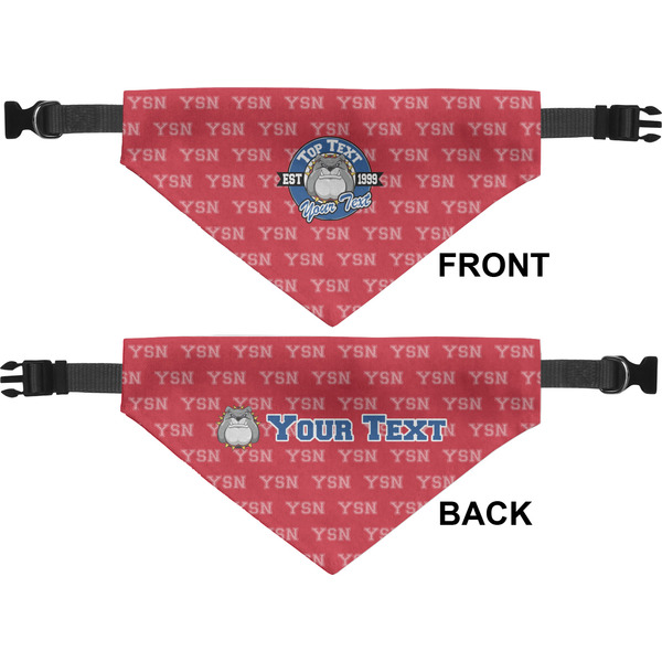 School Mascot Medium Dog Bandana Approval