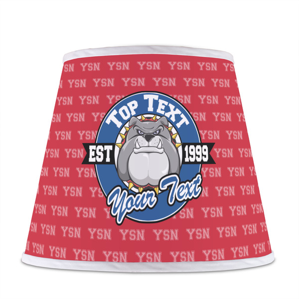 School Mascot Poly Film Empire Lampshade - Front View