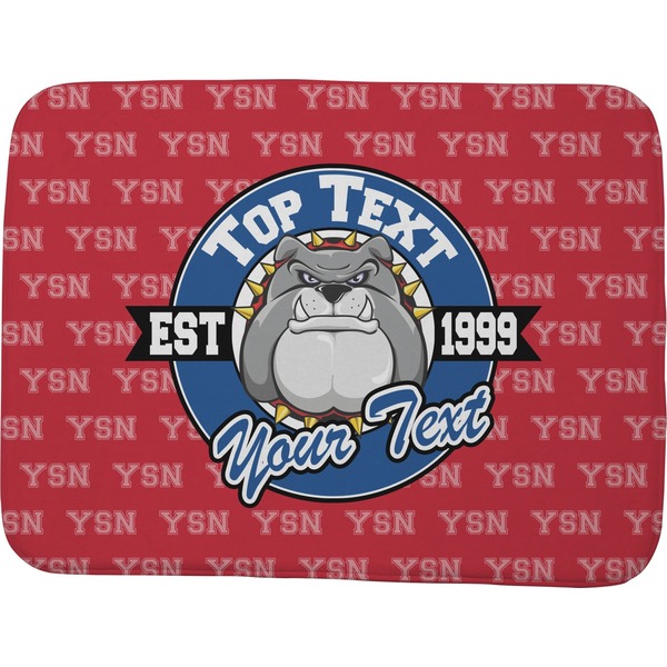 School Mascot Memory Foam Bath Mat 48 X 36