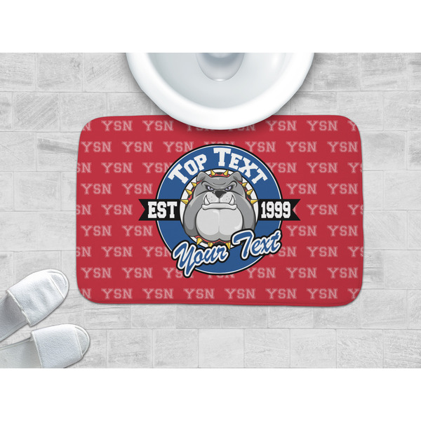 School Mascot Memory Foam Bath Mat - LIFESTYLE 34x21