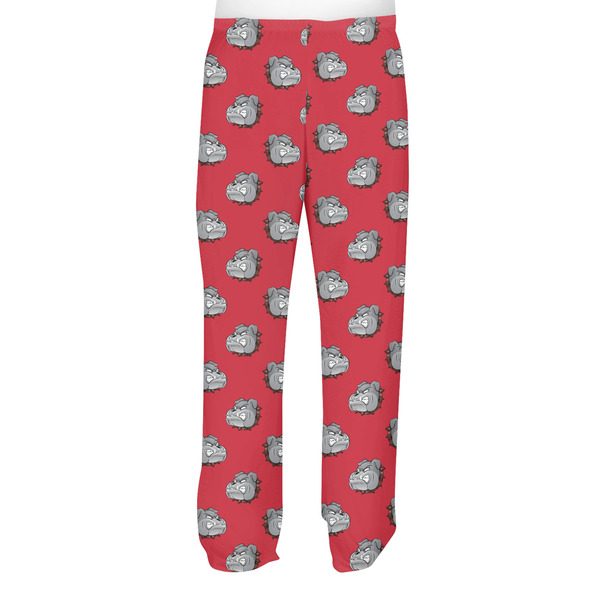 School Mascot Men's Pjs Back - on model