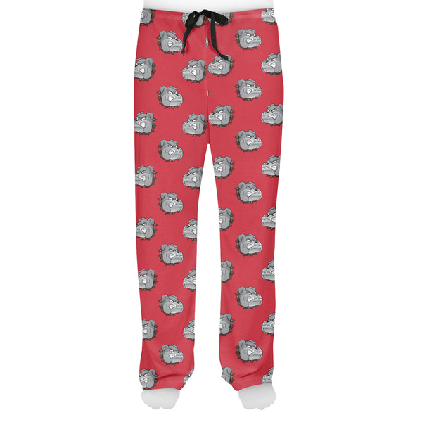 School Mascot Men's Pjs Front - on model