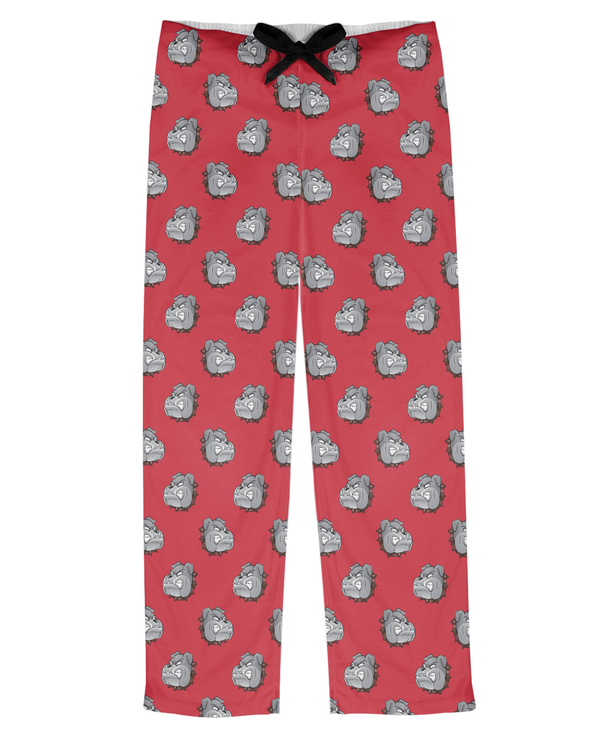 Custom School Mascot Mens Pajama Pants 2XL YouCustomizeIt