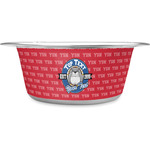 School Mascot Stainless Steel Dog Bowl - Small (Personalized)