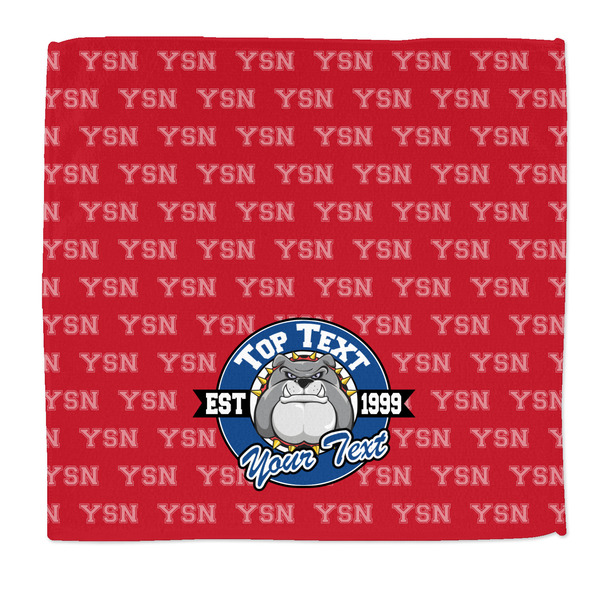 Custom School Mascot Microfiber Dish Rag (Personalized)