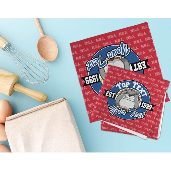 School Mascot Microfiber Dish Rag - LIFESTYLE