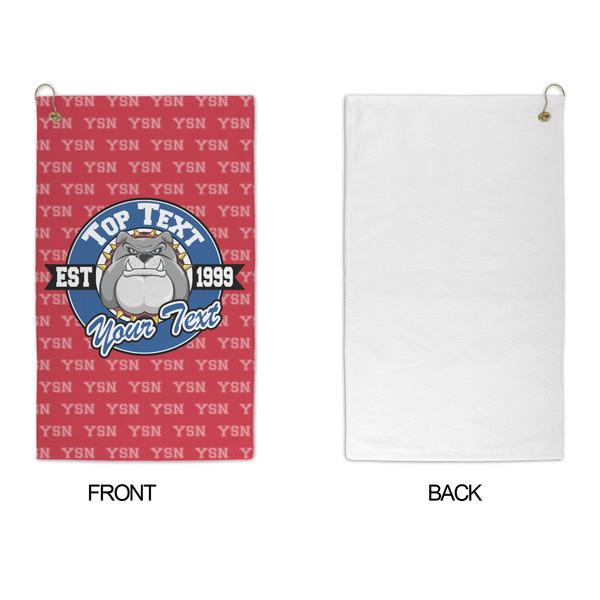 School Mascot Microfiber Golf Towels - APPROVAL