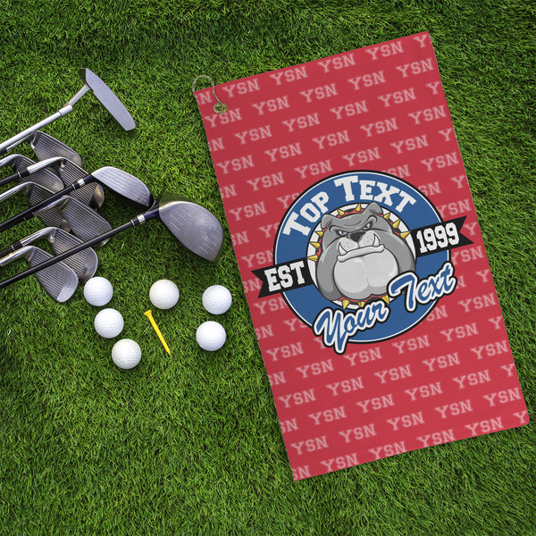 School Mascot Microfiber Golf Towels - LIFESTYLE