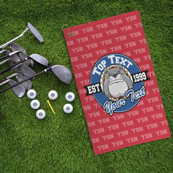 School Mascot Microfiber Golf Towels - LIFESTYLE