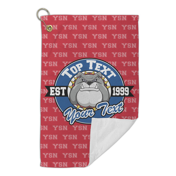 School Mascot Microfiber Golf Towels Small - FRONT FOLDED