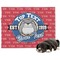 School Mascot Dog Blanket - Large (Personalized)