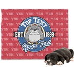 School Mascot Dog Blanket (Personalized)