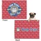 School Mascot Microfleece Dog Blanket - Regular - Front & Back