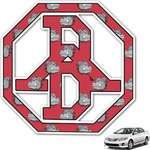 School Mascot Monogram Car Decal (Personalized)