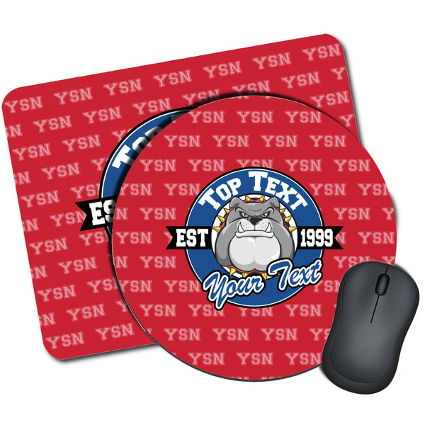 Custom School Mascot Mouse Pad (Personalized)