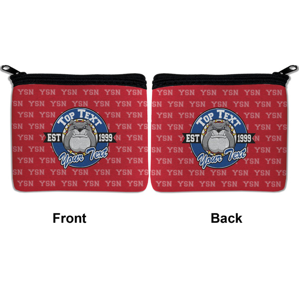 School Mascot Neoprene Coin Purse - Front & Back (APPROVAL)