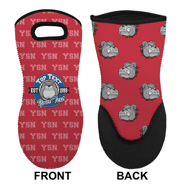 School Mascot Neoprene Oven Mitt (Front & Back)