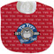 School Mascot Velour Baby Bib w/ Name or Text