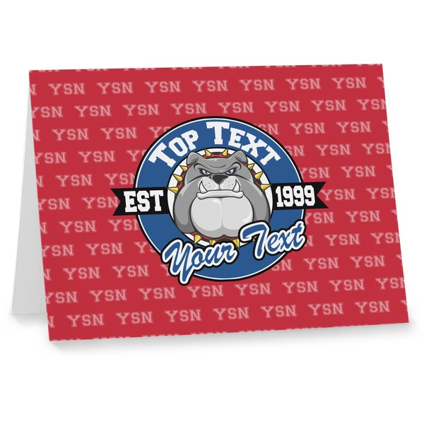 Custom School Mascot Note cards (Personalized)