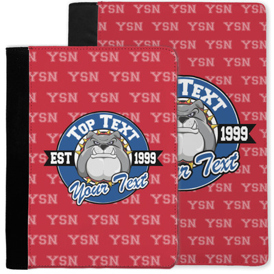 School Mascot Notebook Padfolio w/ Name or Text