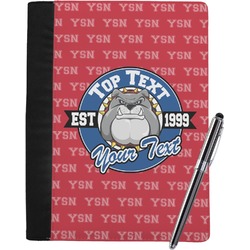 School Mascot Notebook Padfolio - Large w/ Name or Text