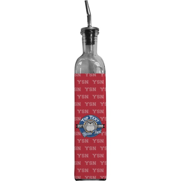 Custom School Mascot Oil Dispenser Bottle (Personalized)
