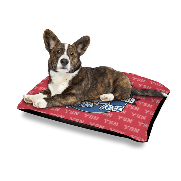 School Mascot Outdoor Dog Beds - Medium - IN CONTEXT