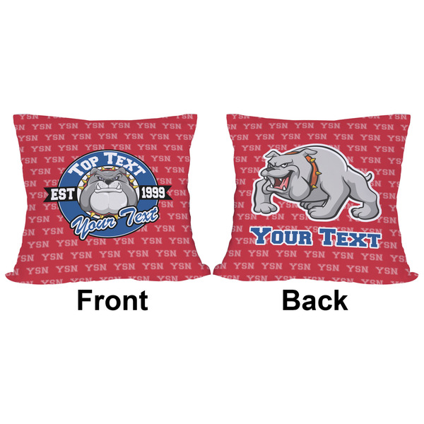 School Mascot Outdoor Pillow - 16x16