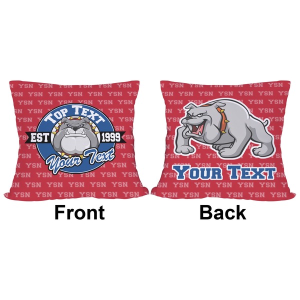 School Mascot Outdoor Pillow - 18x18