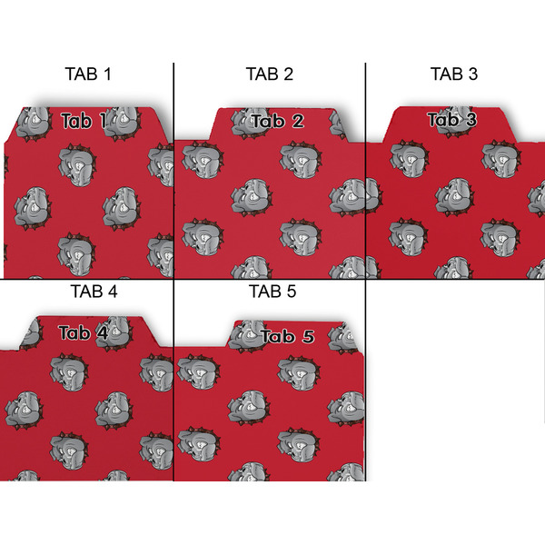 School Mascot Page Dividers - Set of 5 - Approval