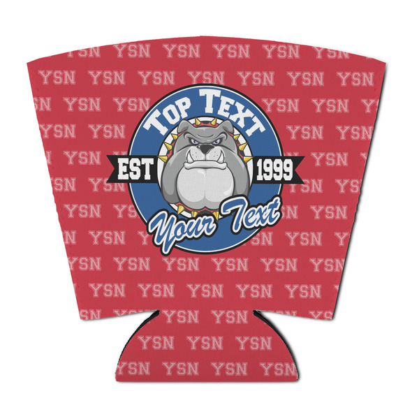 Custom School Mascot Party Cup Sleeve - with Bottom (Personalized)