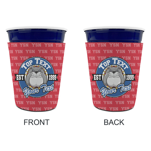 School Mascot Party Cup Sleeves - without bottom - Approval