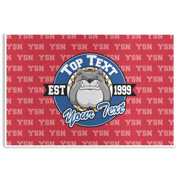 Custom School Mascot Disposable Paper Placemats (Personalized)