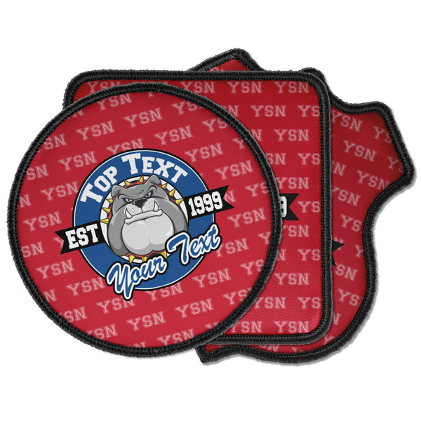 Custom School Mascot Iron on Patches (Personalized)