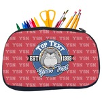 School Mascot Neoprene Pencil Case - Medium w/ Name or Text