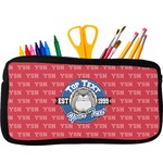 School Mascot Neoprene Pencil Case - Small w/ Name or Text