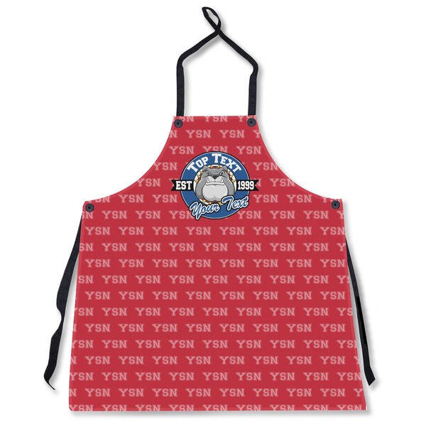 Custom School Mascot Apron Without Pockets w/ Name or Text