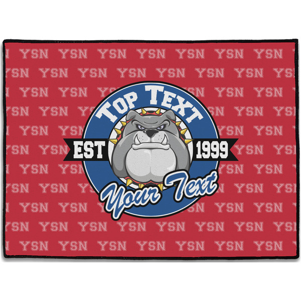 Custom School Mascot Door Mat (Personalized)