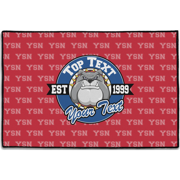 School Mascot Personalized Door Mat - 36x24 (APPROVAL)