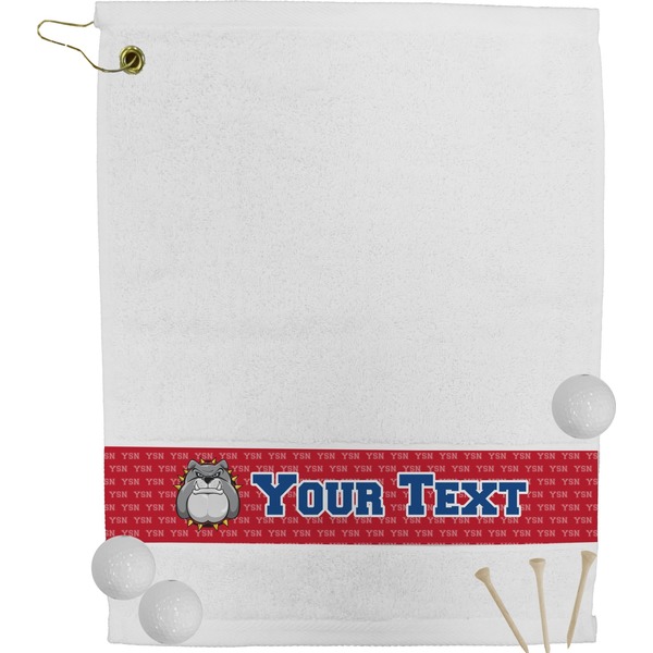 Custom School Mascot Golf Bag Towel (Personalized)