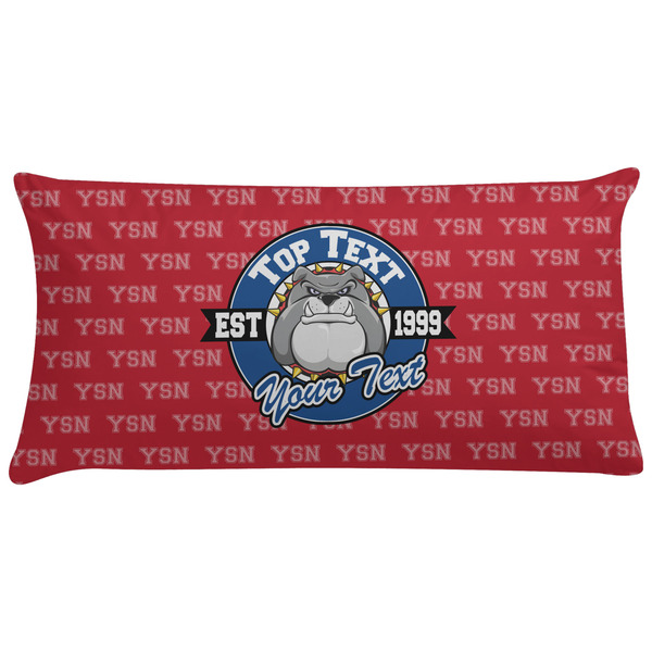 Custom School Mascot Pillow Case - King (Personalized)