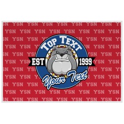 School Mascot Laminated Placemat w/ Name or Text