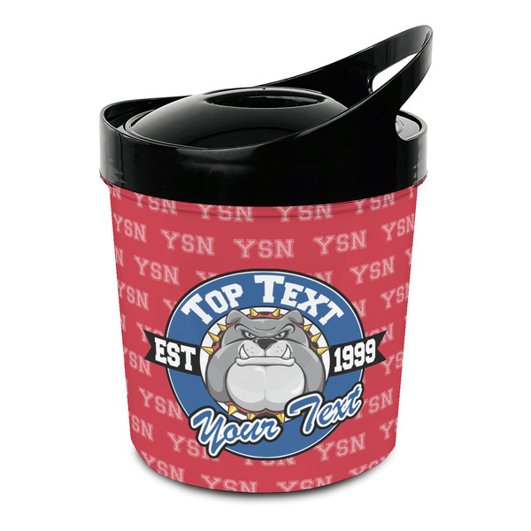 Custom School Mascot Plastic Ice Bucket (Personalized)