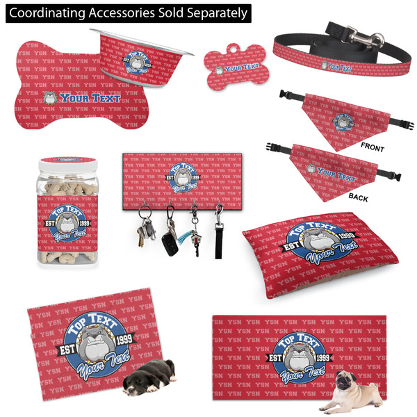 School Mascot Customized Pet Accessories