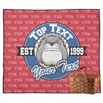 School Mascot Outdoor Picnic Blanket (Personalized)
